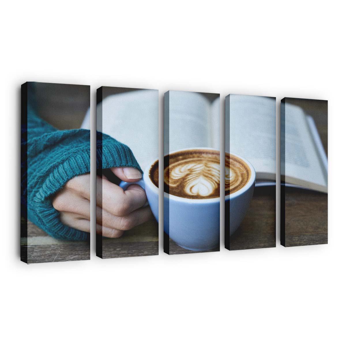 drinking coffee while reading wallpaper